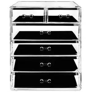 Suitable for jewelry, cosmetics, glasses, watches, multi-layer drawer type large cosmetic storage box