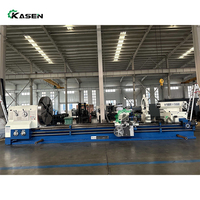 Mesin Bubut Manual Horizontal CW61160 untuk Pengerjaan Bubut Rol Berat dan Poros Panjang 5 Meter