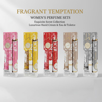 Coffrets cadeaux parfums pour femmes, crème pour les mains et eau de toilette, 30ml+35ml, haute qualité, très demandés, parfums populaires