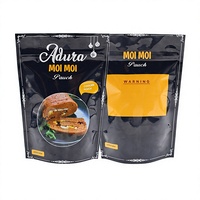Sacs d'emballage pour café avec logo personnalisé imprimé, pochettes autoportantes en PE Mylar avec fermeture éclair, résistantes à l'humidité, 100g 500g