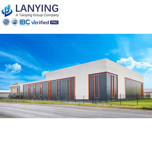 आधुनिक डिजाइन पूर्वनिर्मित कार्यशाला और कारखाना भवन स्टील धातु गोदाम अनुकूलन उपसर्ग - Product Image 5