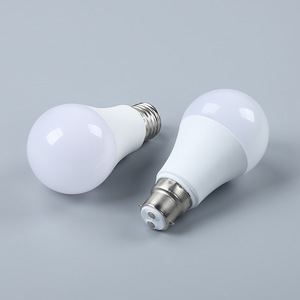 A19 E27 SMD LED <b>Bulbs</b> AC Powered Plastic Body <b>Remote</b> <b>Control</b> Dimmable Cold White 6000K for Warehouse or Office - Product Image 1