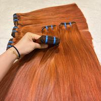 Nouvelle couleur # 33 mèches de cheveux humains bruns, double trame, cuticules alignées, mèches de cheveux brésiliens, cheveux lisses