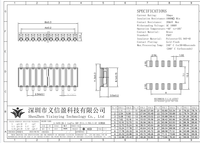 Connecteur femelle OEM pour PCB, double rangée SMT DIP, 2x5, 2x7, 2x10, 2x20 broches (10P, 20P, 40P), personnalisé, pas de broches 2,54 mm