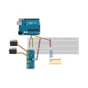 Module de commande de servomoteur PWM 16 canaux 12 bits AIsmartlink <span class=keywords><strong>PCA9685</strong></span> IIC - Product Image 3