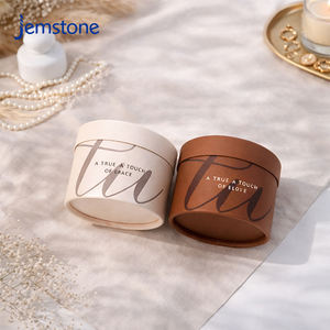 Envase de Vidrio Reciclable para Cosméticos con Diseño Personalizado, Caja de Embalaje de Cartón Kraft en Forma de Cilindro, Tubo de Papel para Bombas de Sal de Baño - Product Image 2