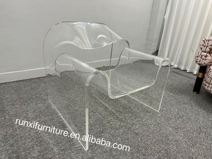 Sedia Moderna da Salotto, Modello Ghost di Cini <span class=keywords><strong>Boeri</strong></span> per Fiam, Sedia per Soggiorno e Uso Esterno in Appartamento - Product Image 4