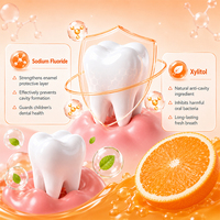 KORMESIC Marque Privée 60g Dentifrice Enfants Protection Contre les Caries au Fluor Nettoyage Doux