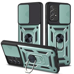 เคสโทรศัพท์มือถือ Samsung Galaxy S24 รุ่น S24Ultra  วัสดุ PC TPU แข็ง  พร้อมที่ยึดในตัว ป้องกันกล้องแบบเลื่อนได้ - Product Image 2
