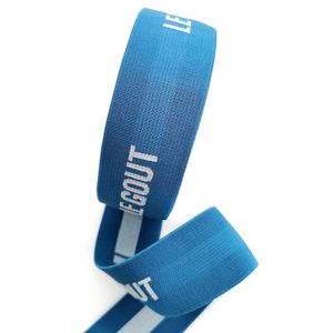 Wholesale Custom Design Polyester/Nylon Jacquard Logo <b>Elastic</b> Band Webbing Waistband Custom Thickness Custom Width Free Sample - Product Image 5