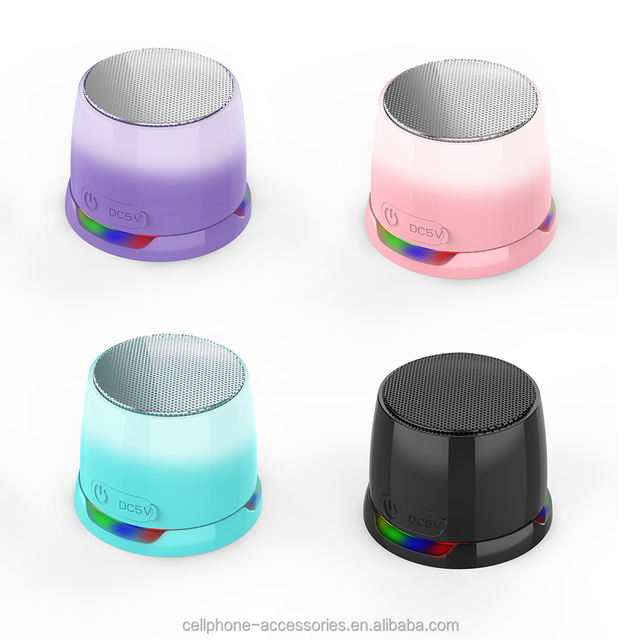 High-value New 5.3 Waterproof TWS Speaker Mini Portable Magnetic Suction ABS Multi-function Bracket Outdoor RGB LED Audio
