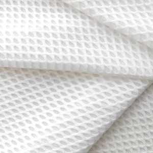 Màu trắng 100% <span class=keywords><strong>Polyester</strong></span> thể thao vải bóng đá thể thao tổ ong công nghiệp vải - Product Image 2