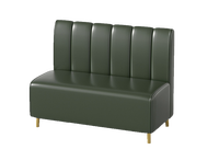 Ensemble de mobilier de bar moderne en cuir écologique pour cafés, hôtels, bars à domicile - Tables, chaises et banquettes durables (pour l'extérieur)