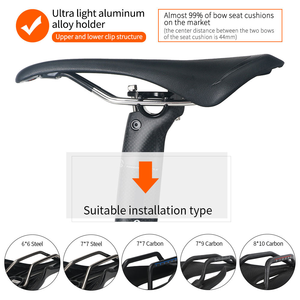 TOSEEK Tube en <span class=keywords><strong>carbone</strong></span> + pince en alliage d'aluminium, <span class=keywords><strong>tige</strong></span> <span class=keywords><strong>de</strong></span> <span class=keywords><strong>selle</strong></span> <span class=keywords><strong>de</strong></span> vélo en fibre <span class=keywords><strong>de</strong></span> <span class=keywords><strong>carbone</strong></span>, aluminium 3K mat brillant pour VTT et vélos <span class=keywords><strong>de</strong></span> route à suspension - Product Image 4
