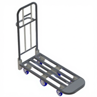 Chariot utilitaire pliable en forme de L