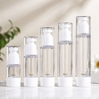Vente en gros de flacons cosmétiques à vaporisateur, 2 styles, brume fine et pompe à lotion, flacons vides rechargeables pour toner et hydratant, logo personnalisé