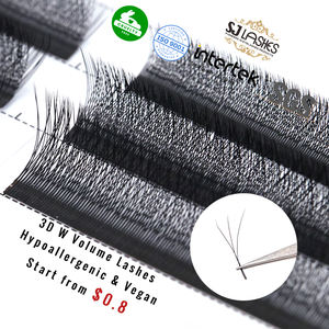 Cils 3D W faits à la main en fibre PBT extensions de cils méga volume prêt à expédier - Product Image 5