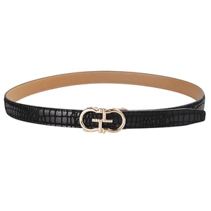 2022 Luxe Damesriemen van Echt Leder, Op Maat Gemaakt, Zonder Gaten, Designermodel - Product Image 5