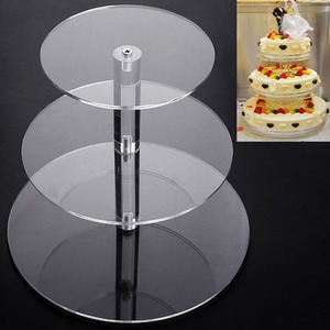 Bền Acrylic bánh hiển thị đứng nắp thương mại bánh cưới sự kiện cá nhân Bộ quà tặng cho trình bày thanh lịch acrylique - Product Image 6