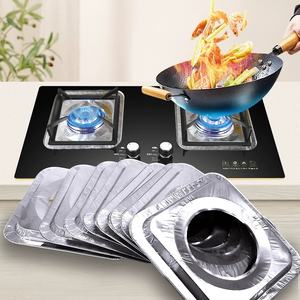 Dapur dapat digunakan kembali 230*230*15 persegi tikar kompor Gas persegi persegi baki pembakar persegi panjang kompor Gas Blister S23015A wadah Foil dapur - Product Image 5