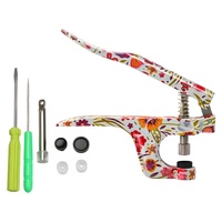 Kit de fixation à pression manuelle avec boutons-pression en métal et résine œillets pour machine à œillets, bouton sans couture