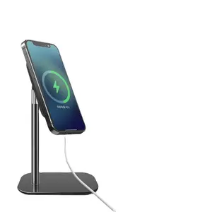 2022 New Magnetic High Quality Cell Phone 2 In 1 Wireless Charging Holder Stand 15w