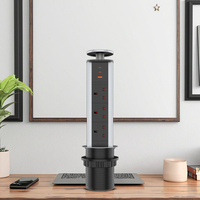 Accessoire de cuisine à 3 voies Pop up Power avec 67W 2 USB-C 1 USB-A UK Plug & Socket Standards 13A Courant nominal