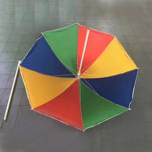 Sombrilla de playa con logotipo imprimible para exteriores de tamaño pequeño con publicidad personalizada para uso en puestos y promociones - Product Image 6