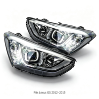 Phares LED de rechange à double lentille de projecteur, feux de jour, Plug & Play, 4000 lm, garantie 1 an, éclairage automobile