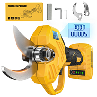 Podadora Eléctrica Inalámbrica de Alta Resistencia con Capacidad de Corte de 30 mm y Ajuste de Cuchilla de 4 Niveles, Herramienta Inteligente para Jardín