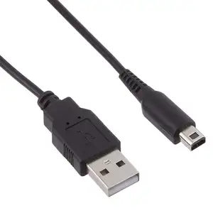 PVC Black 3ft USB Charger Power Charging Cord for Nintendo 2DS 3DS 3DSXL DSi DSiXL XL