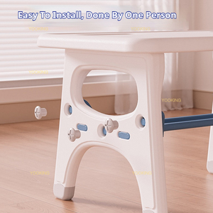 Juego <span class=keywords><strong>de</strong></span> <span class=keywords><strong>Mesa</strong></span> y Silla <span class=keywords><strong>de</strong></span> Estudio <span class=keywords><strong>para</strong></span> <span class=keywords><strong>Niños</strong></span> con Diseño Espacioso, Escritorio Educativo <span class=keywords><strong>de</strong></span> Plástico <span class=keywords><strong>para</strong></span> Dormitorio y Sala <span class=keywords><strong>de</strong></span> <span class=keywords><strong>Juegos</strong></span> - Product Image 5