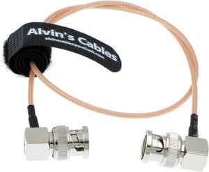 Câbles Alvin 3G HD SDI, câble BNC mâle-mâle à angle droit, gaine tressée, compatible FS5/<span class=keywords><strong>FS7</strong></span>/FX6 Atomos Shogun Inferno/Ninja - Product Image 3