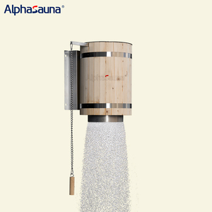 Accessoires de sauna en bois de pin, seau de douche pour sauna en vente - Product Image 6