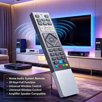 Télécommande sans fil universelle à 39 touches, entièrement fonctionnelle, personnalisée OEM ODM par l'usine JCXK, pour amplificateur audio domestique