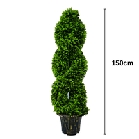 Haute Qualité 120cm 150cm En Plastique Faux Buis Arbre Artificiel Bonsaï Arbres pour La Maison Hall Jardin Décoration