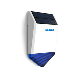 Sistema de alarma inalámbrico para entrada del hogar, detector de movimiento, sirena Solar de seguridad, resistente al agua, fuerte, 110dB, anticompactador, 8 niveles de volumen - Product Image 1