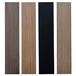 Panneau acoustique en bois Akupanel de haute qualité, design moderne, écologique, NRC 1.0 pour chambre à coucher, absorption acoustique en MDF - Product Image 2