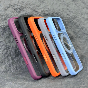JOYPORODO B428 Coque transparente antichoc magnétique anti-jaunissement pour iPhone 18 17 16 Pro Max, support d'accessoires en gros - Product Image 3