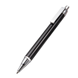 Bolígrafo de Metal Negro con Logotipo Personalizado, Ancho de Escritura de 1.0 mm, Novedad 2025 - Product Image 1