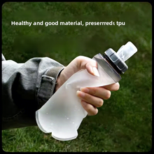 Cross-border Sports TPU Foldable Direct Drinking Water Bottle/outdoor Running Hiking Marathon Pocket Portable Cup