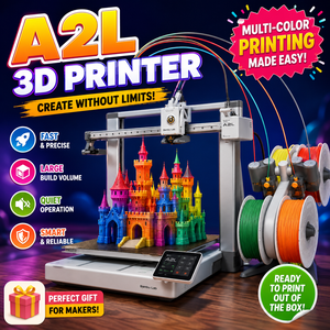 Impresora 3D Lab A2L / A1Combo Versión Internacional A1 para Creación de Modelos, Modo FDM, Lab A2L A2L COMBO DOWELL, Gran Impresora Digital a Color - Product Image 1