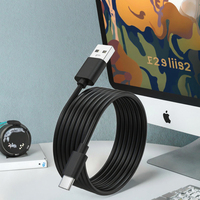 Câble de charge USB pour microphone avec charge ultra-rapide, gaine en PVC et blindage tressé