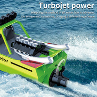 TYXIN 725 20 Km/h haute vitesse Turbojet hors-bord RC jouets refroidissement par eau avec lumières 2.4Ghz 7CH RC bateau extérieur eau enfants cadeaux
