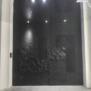 Grand panneau flexible en pierre martienne artificielle 3D Panneau <span class=keywords><strong>mural</strong></span> léger en PU pour décoration murale intérieure et extérieure - Product Image 5