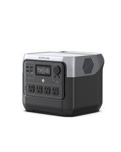 <span class=keywords><strong>ECOFLOW</strong></span>-Chargement rapide de 70 minutes, 4x800W (X-Boost 1600W), prises CA, générateur solaire pour camping extérieur/camping-car/usage domestique - Product Image 1