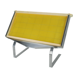 Plateau de débouchage de cadre de ruche 304 support de débouchage de miel d'acier inoxydable pour l'apiculture présentoir de cadre de nid d'abeille - Product Image 5