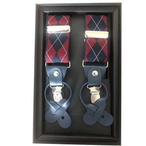 Conjunto de Corbata de Moño y <span class=keywords><strong>Tirantes</strong></span> para Hombre, de Algodón, <span class=keywords><strong>con</strong></span> Estampado Floral Personalizado, Popular - Product Image 4