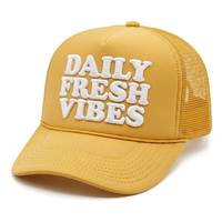 Gorra Trucker Personalizada de Espuma con Malla Trasera, Visera Curva, Perfil Alto, Cierre Ajustable, Estilo Retro, Gorras de Béisbol, Gorras Camionero, Casquette