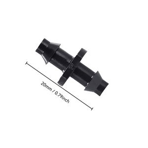 DaringFish <strong>Drip</strong> Irrigation 1/4 Barbed Tubing <strong>End</strong> <strong>Plugs</strong> &amp; Connectors <strong>End</strong> Cap Black Plastic for <strong>Drip</strong>/Sprinkler Systems - Product Image 4